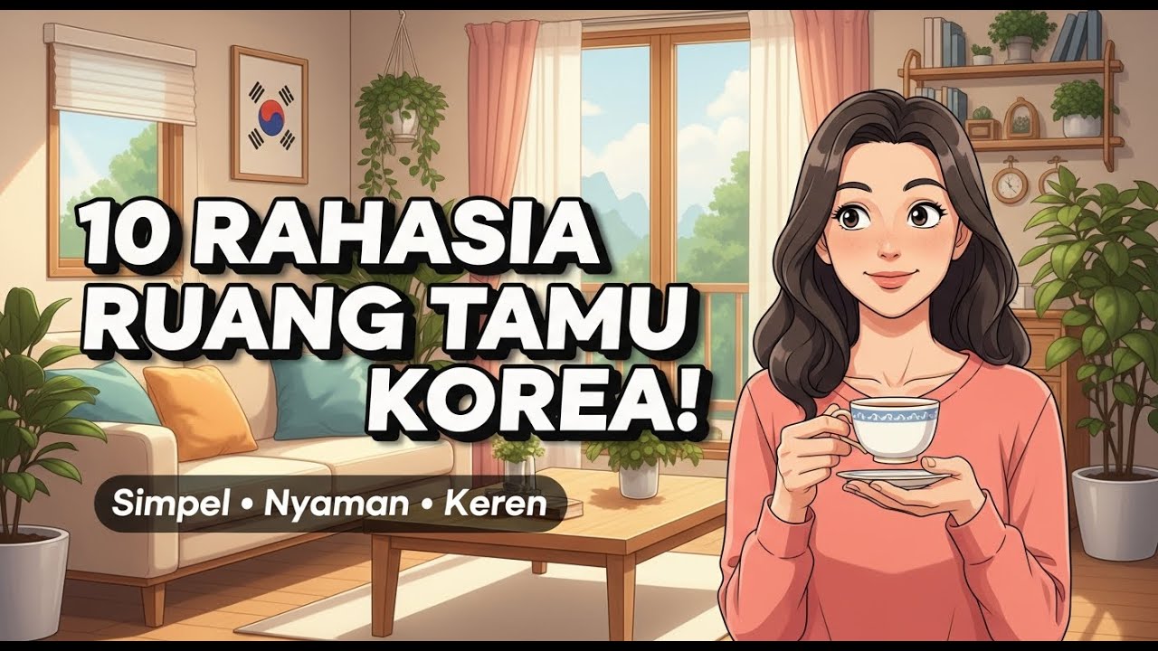 10 Rahasia Ruang Tamu Ala Rumah Korea Modern. Simpel, Nyaman dan Keren.