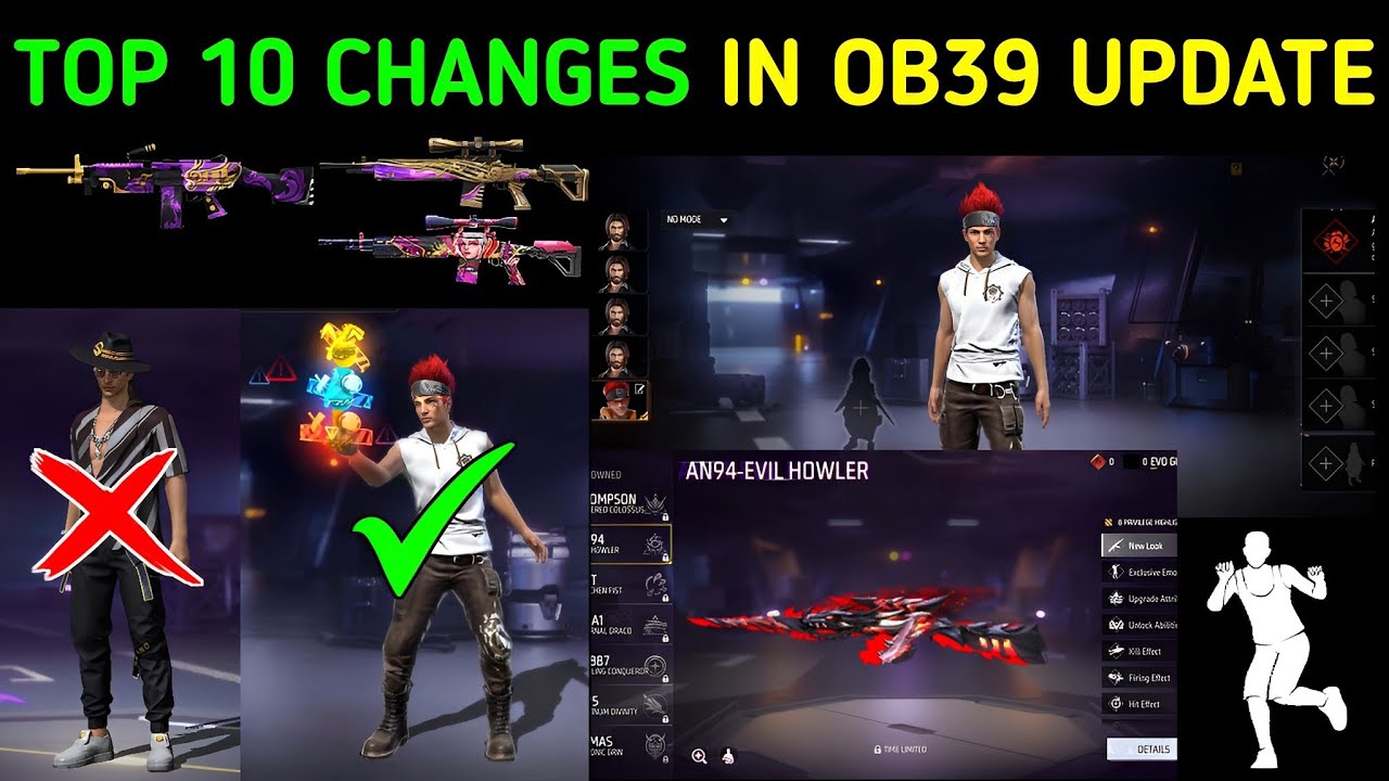 Free Fire OB39 Update Full Details | 22 March New Update Free Fire | ff new update | new ff update