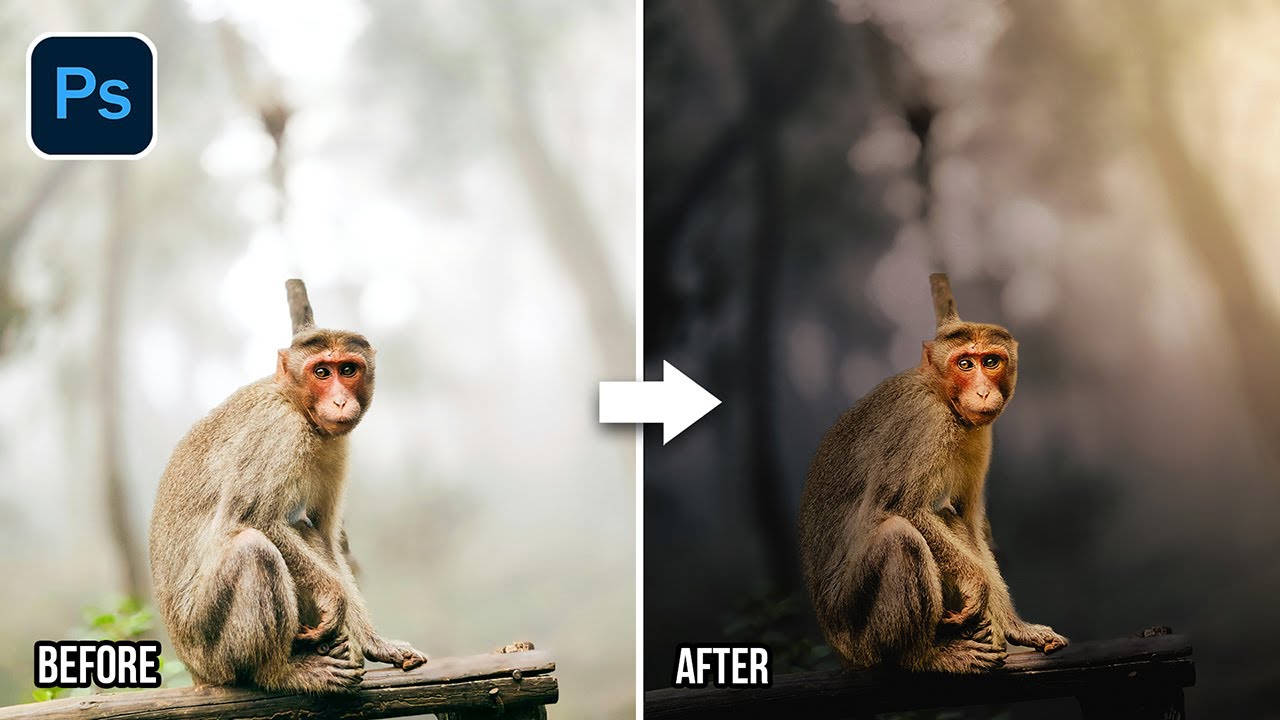 Easily Create This Dark Blue Color Grading with Masking in Photoshop Camera Raw