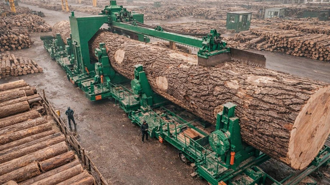 From Forest Giants to Mega Plywood Sheets | Inside the Largest Sawmill on Earth