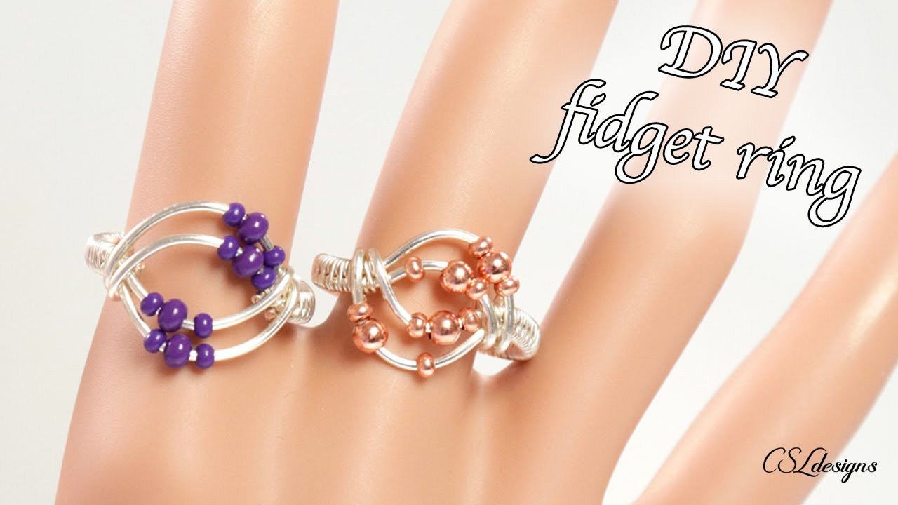 DYI fidget wirework ring tutorial
