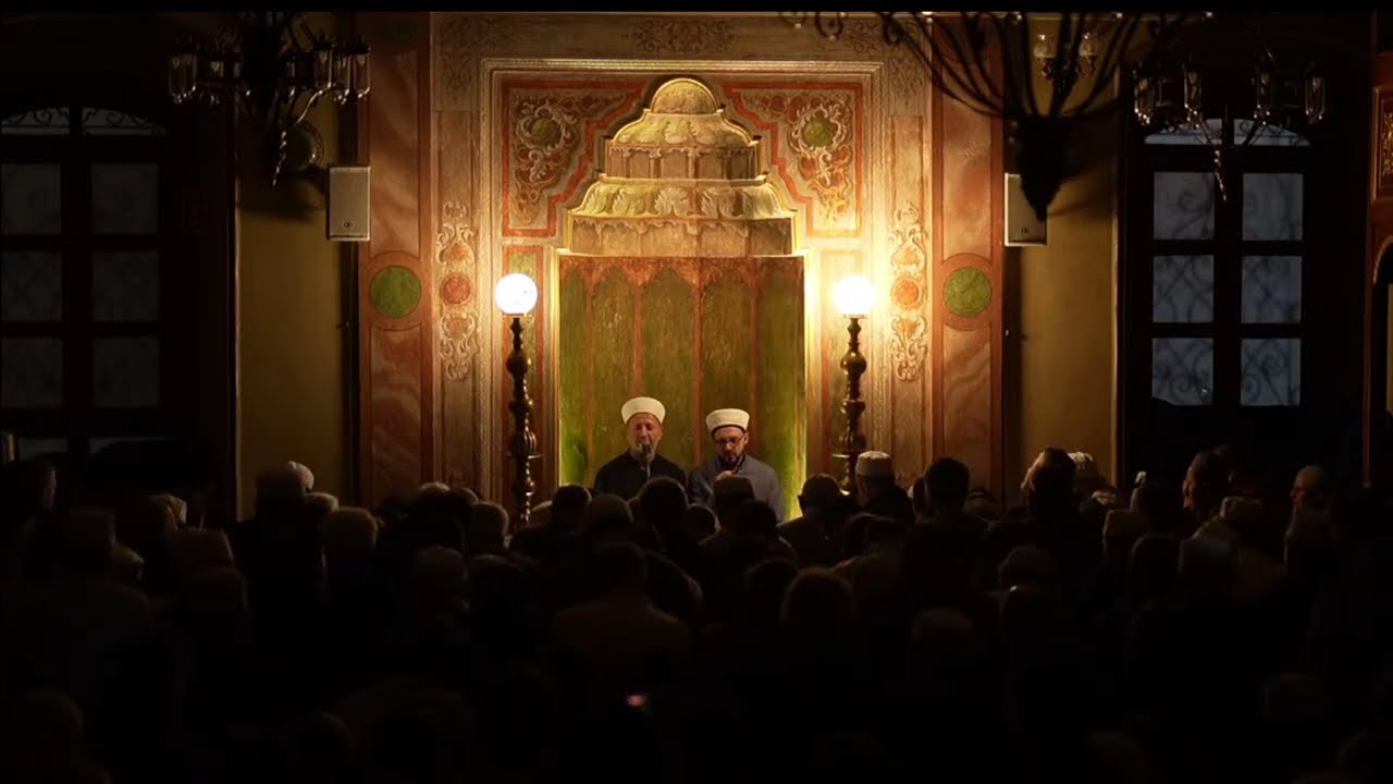 Aziz Mahmud Hüdayi Camii Miraç Kandili Zikir Programı