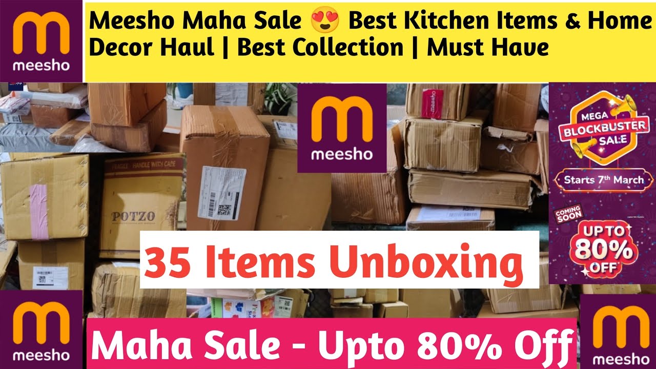 Meesho Maha Sale 😍 Best Kitchen Items & Home Decor Haul | Best Collection | Must Have #meesho #sale 