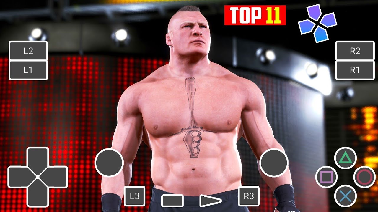 Top 11 WWE Games PS2 Emulator Game for Android | Best PS2 Emulator Android | High Graphics