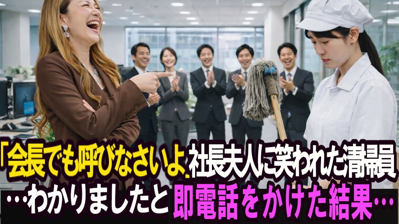 肩書きで人を見た女が崩れ落ちた日｜清掃員の正体とは...!?