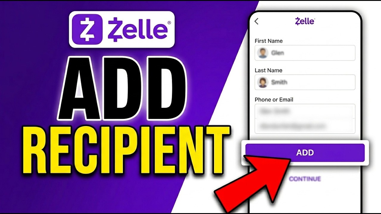 HOW TO ADD RECIPIENT ON ZELLE 2026 (EASY GUIDE)