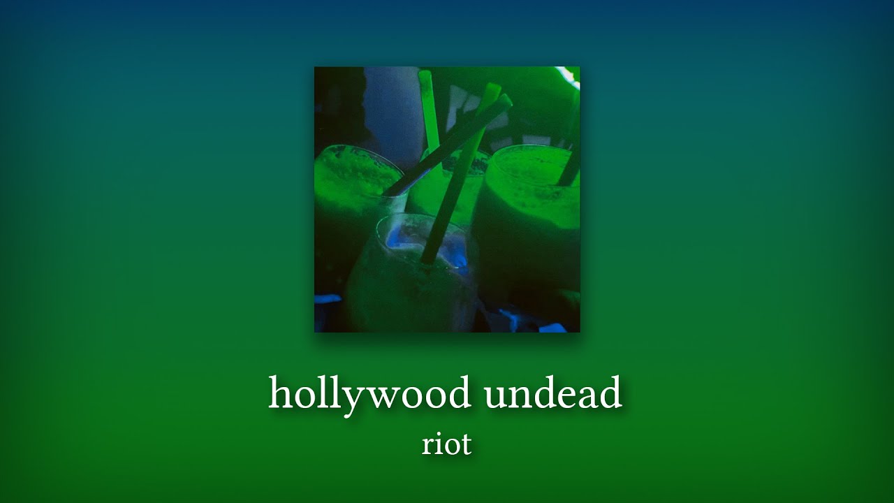 hollywood undead - riot (slowed and reverb)