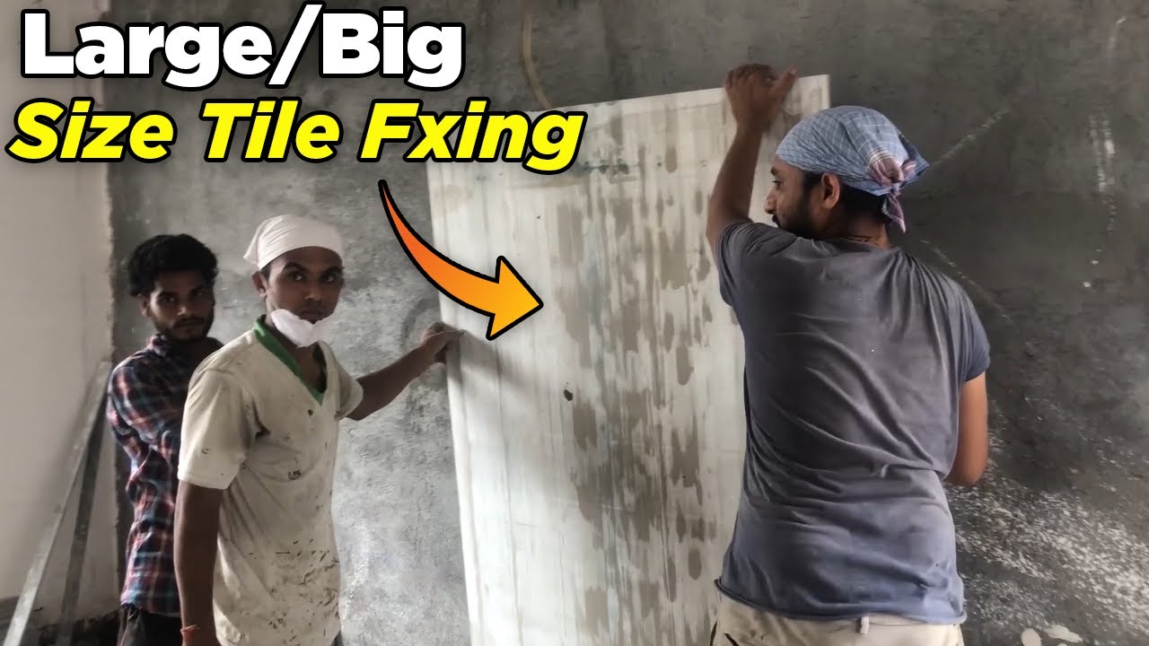 Step to Step Installation Method of Tiles | Large/big size tile fixing | Imran Chhutani