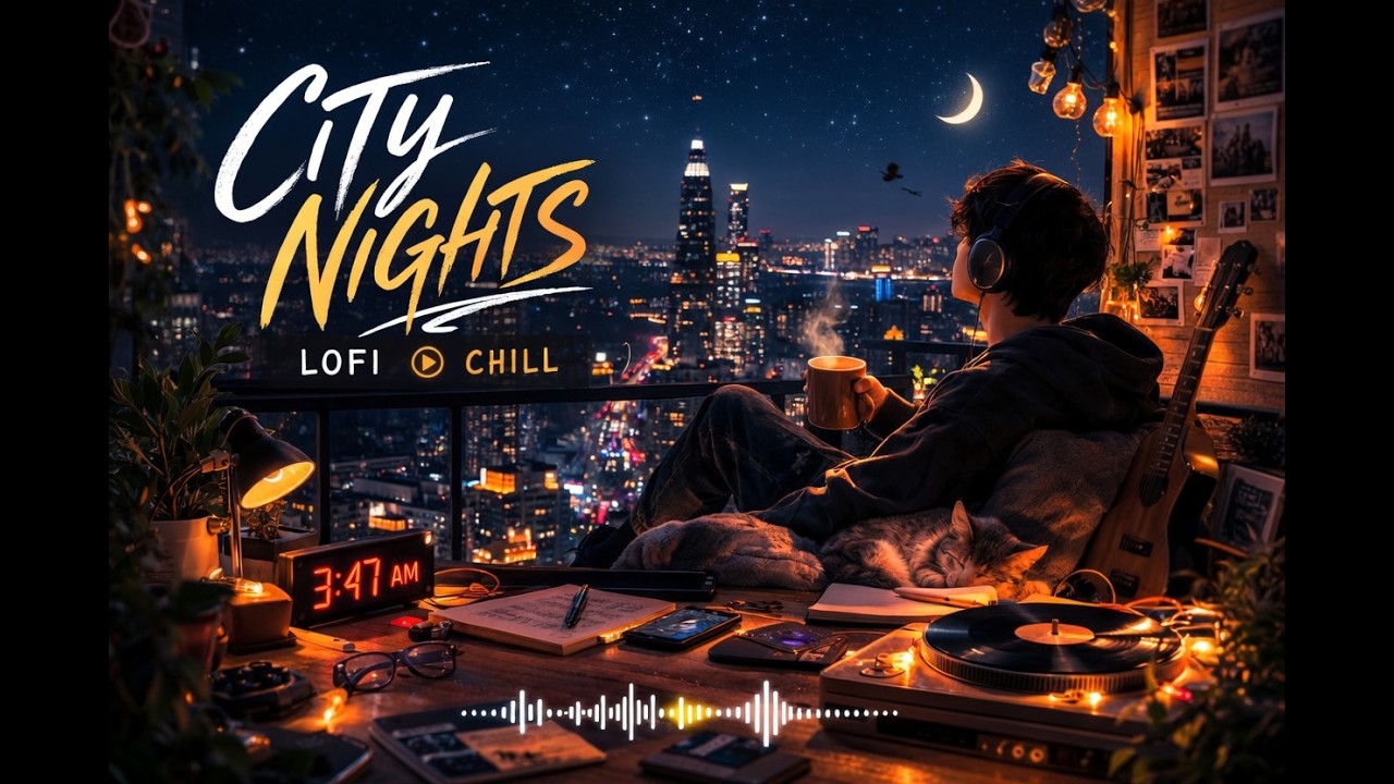 “Khi Thành Phố Ngủ Và Bạn Vẫn Thức 🌙 | Lofi Chill Night Playlist”