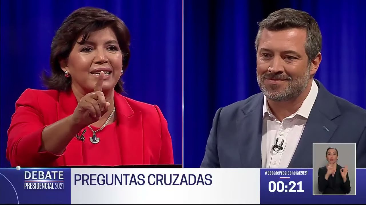 El tenso cruce entre Yasna Provoste y Sebastián Sichel en Debate Presidencial 2021