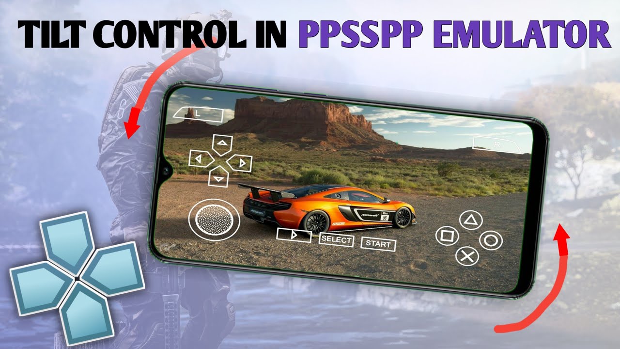 How to use tilt control in PPSSPP emulator | Tilt control