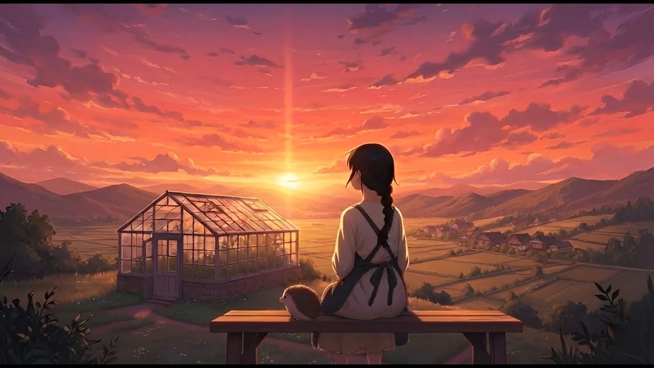 갓생 말고 쉼생, 노을로 퇴근중 🦔 | 자연의 소리 & 로파이, 힐링 수면음악 (Sunset Nature Sound)