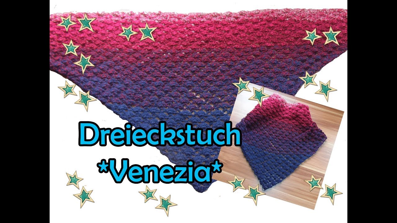 Dreieckstuch *Venezia* häkeln - DIY Bobbel Häkelanleitung
