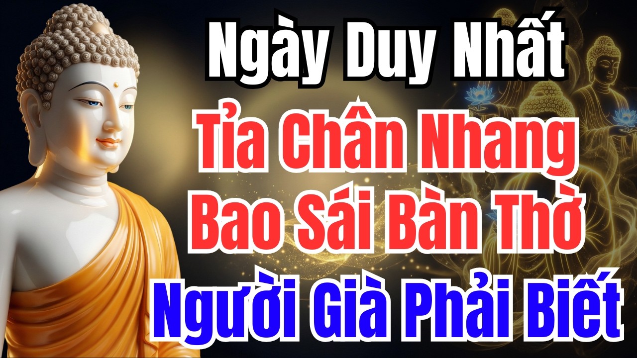 NGÀY VÀNG DUY NHẤT CHO TỈA CHÂN NHANG BAO SÁI BÀN THỜ Tránh Đại Kỵ Kẻo Rước Họa Thay Vì Đón Lộc