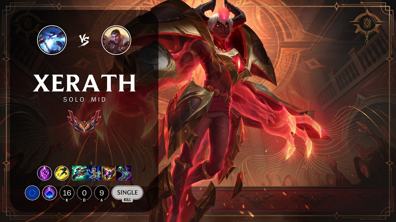 Xerath Mid vs Jayce - EUW Grandmaster Patch 14.2
