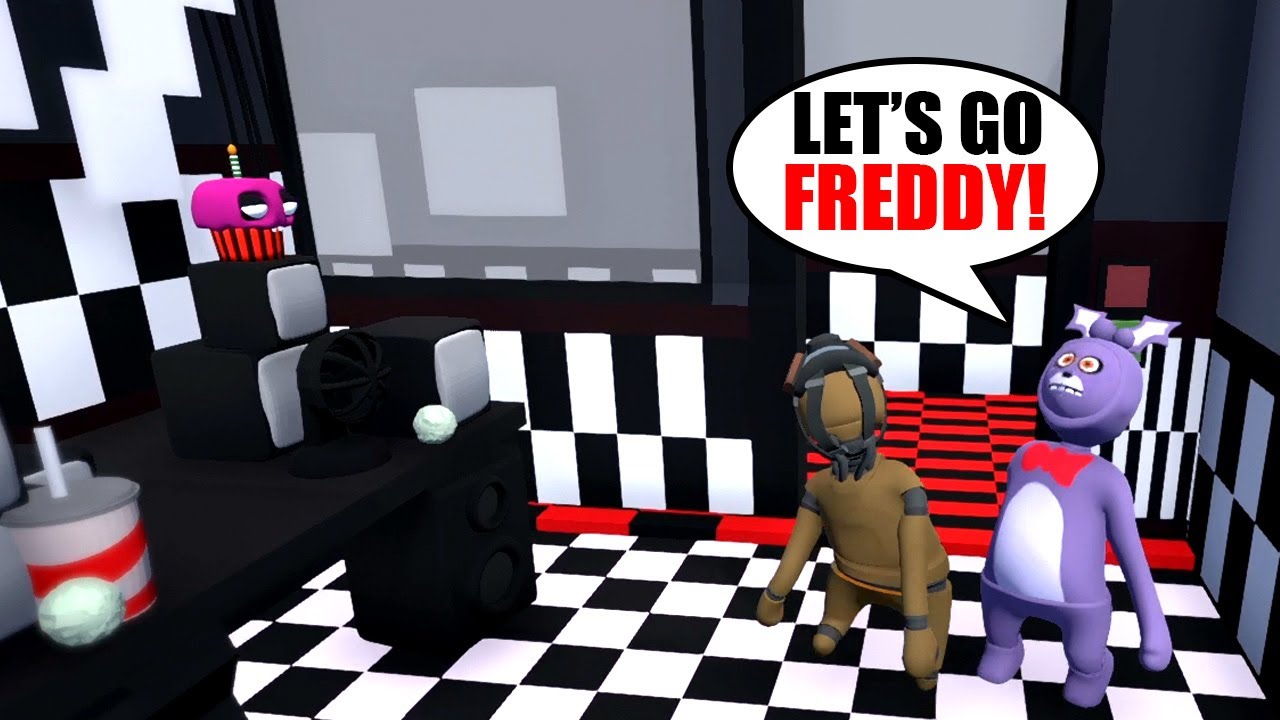 FREDDY AND BONNIE FROM ANIMATRONICS in HUMAN FALL FLAT (FNAF)