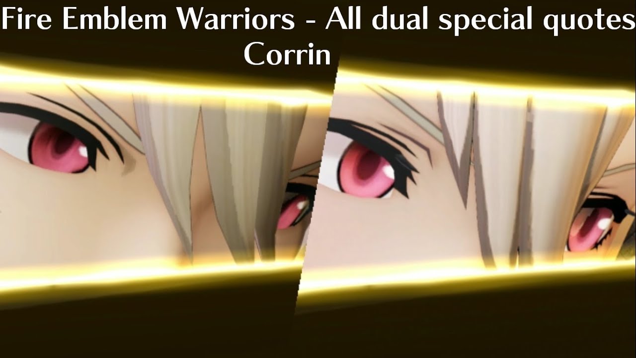 Fire Emblem Warriors - ALL Corrin Dual Special Quotes