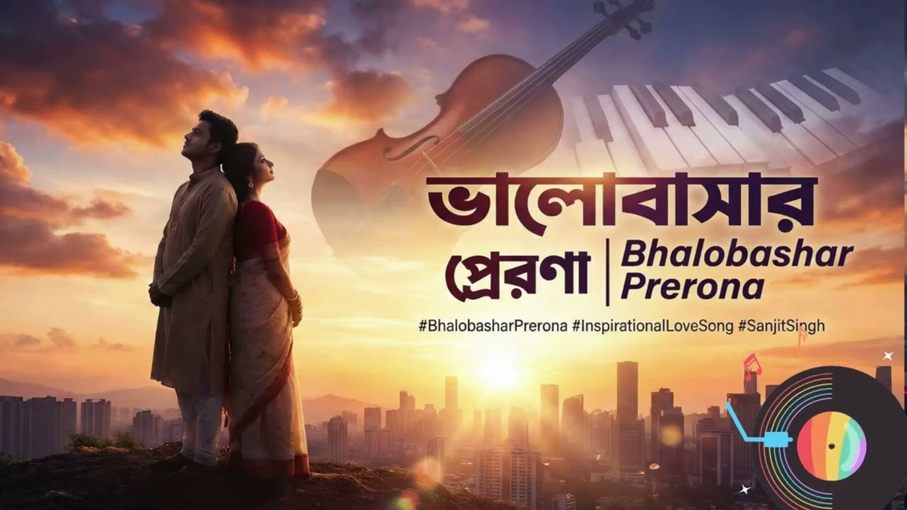 Bhalobashar Prerona &ndash; ভালোবাসার প্রেরণা | Inspirational Romantic Power Ballad | Sanjit Duet Song