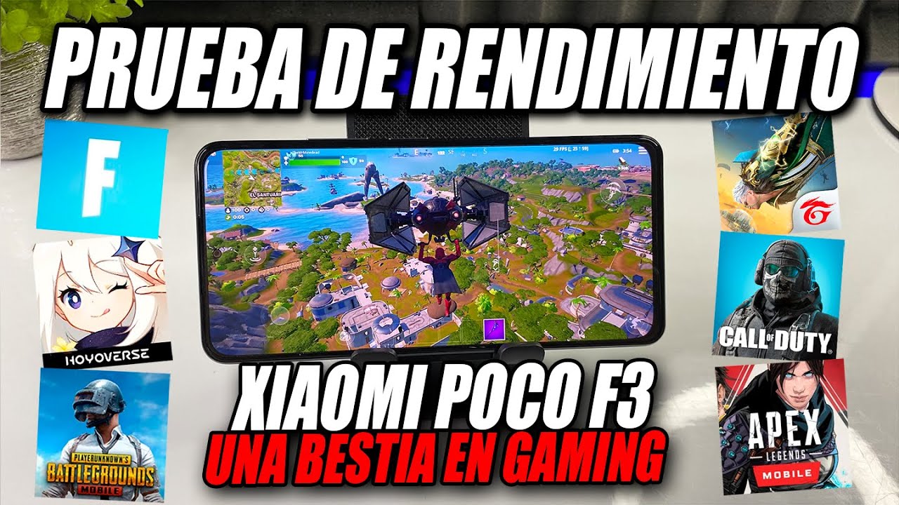XIAOMI POCO F3 - PRUEBA DE RENDIMIENTO en JUEGOS ¿EL MEJOR DISPOSITIVO?