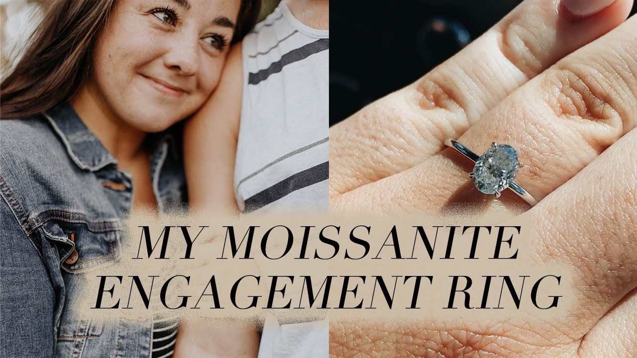MY MOISSANITE ENGAGEMENT RING