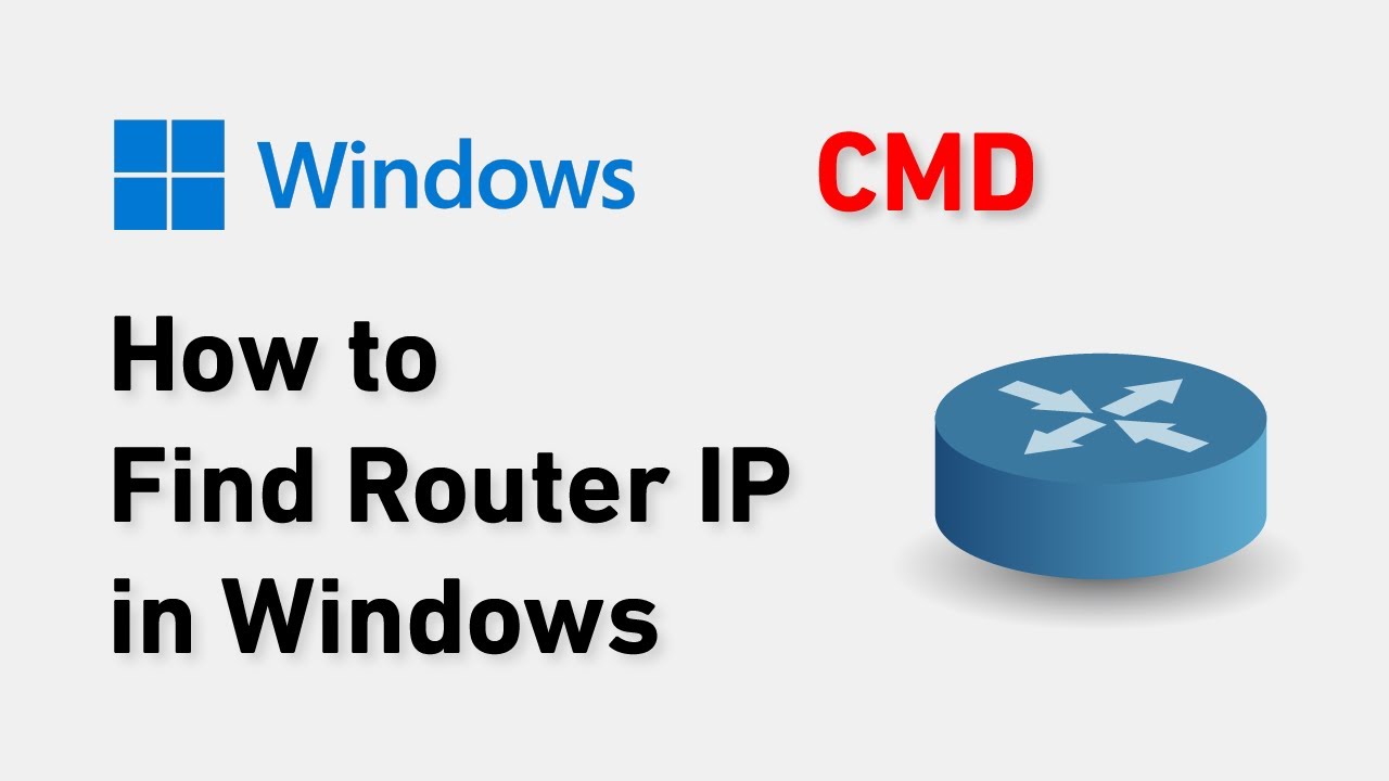 How to Find Your Router’s IP Using Windows CMD