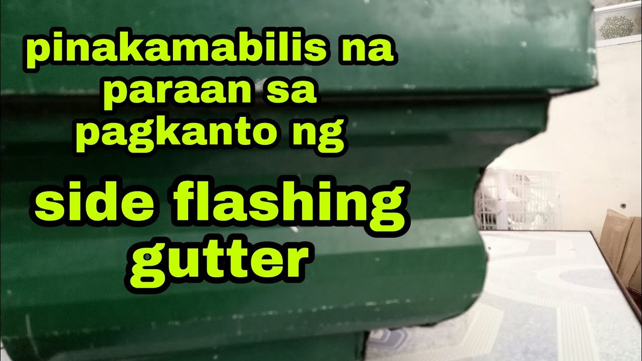 Paano magkanto ng Side flashing Gutter remastered  | MAYNARD COLLADO