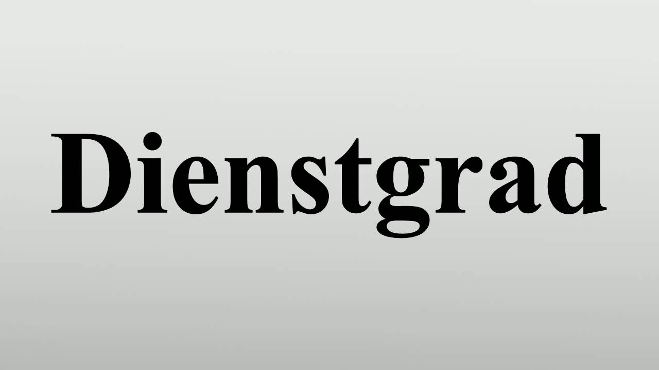Dienstgrad