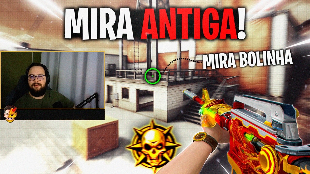 JOGUEI COM A MIRA BOLINHA E ME SURPREENDI! 😱 | CrossFire