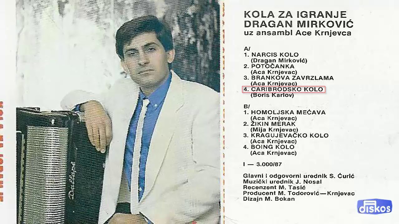Dragan Mirkovic - Kola - (Audio 1987) - CEO ALBUM