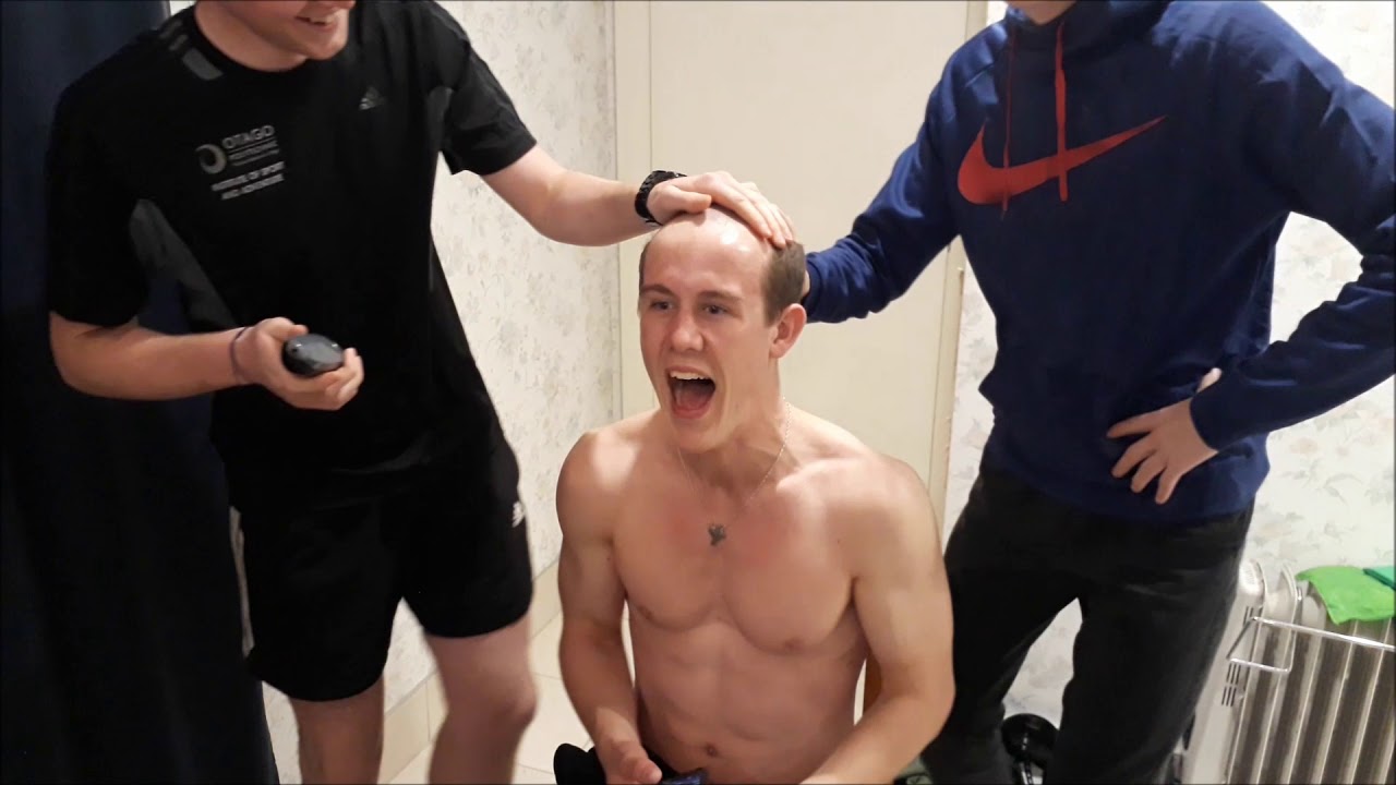 shaving my best friends head