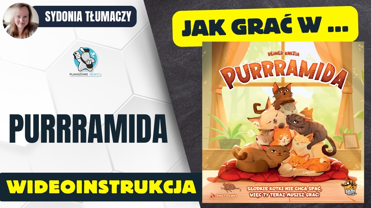 Jak grać w: PURRRAMIDA || Zasady gry z przykładami || Instrukcja video || Lucky Duck Games