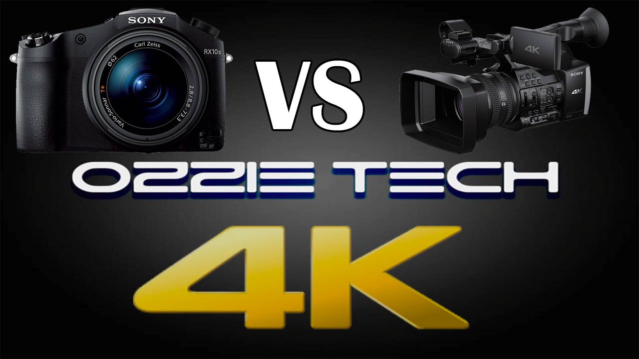 Sony RX10 M2 Vs Sony FDR-AX1 3840x2160 25P 100
