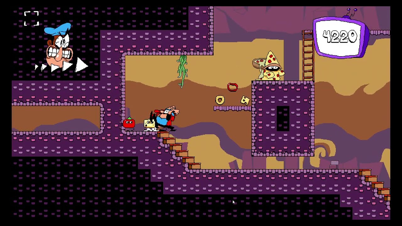 Playing The pizza Tower demo