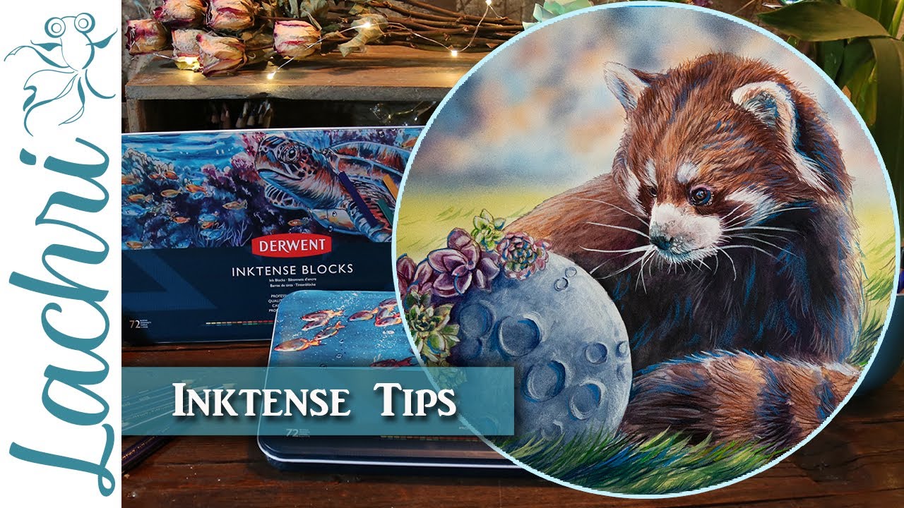 Derwent Inktense Painting Tips - Lachri