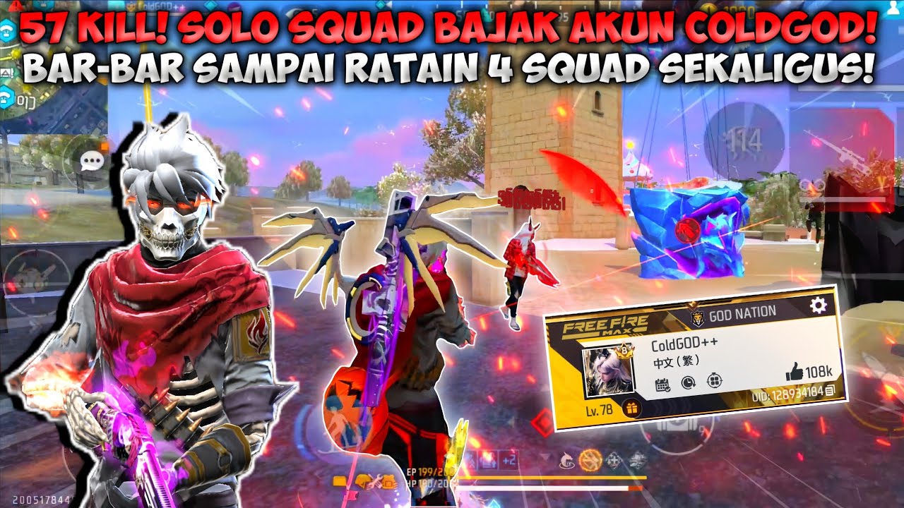 BAJAK AKUN COLDGOD! AKUNNYA GACOR PARAH SAMPAI SETENGAH SERVER GW RATAIN! 