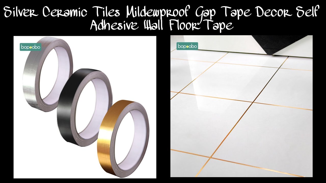 Ceramic Tile Mildewproof Gap Tape Decor Self Adhesive Wall Floor Tape