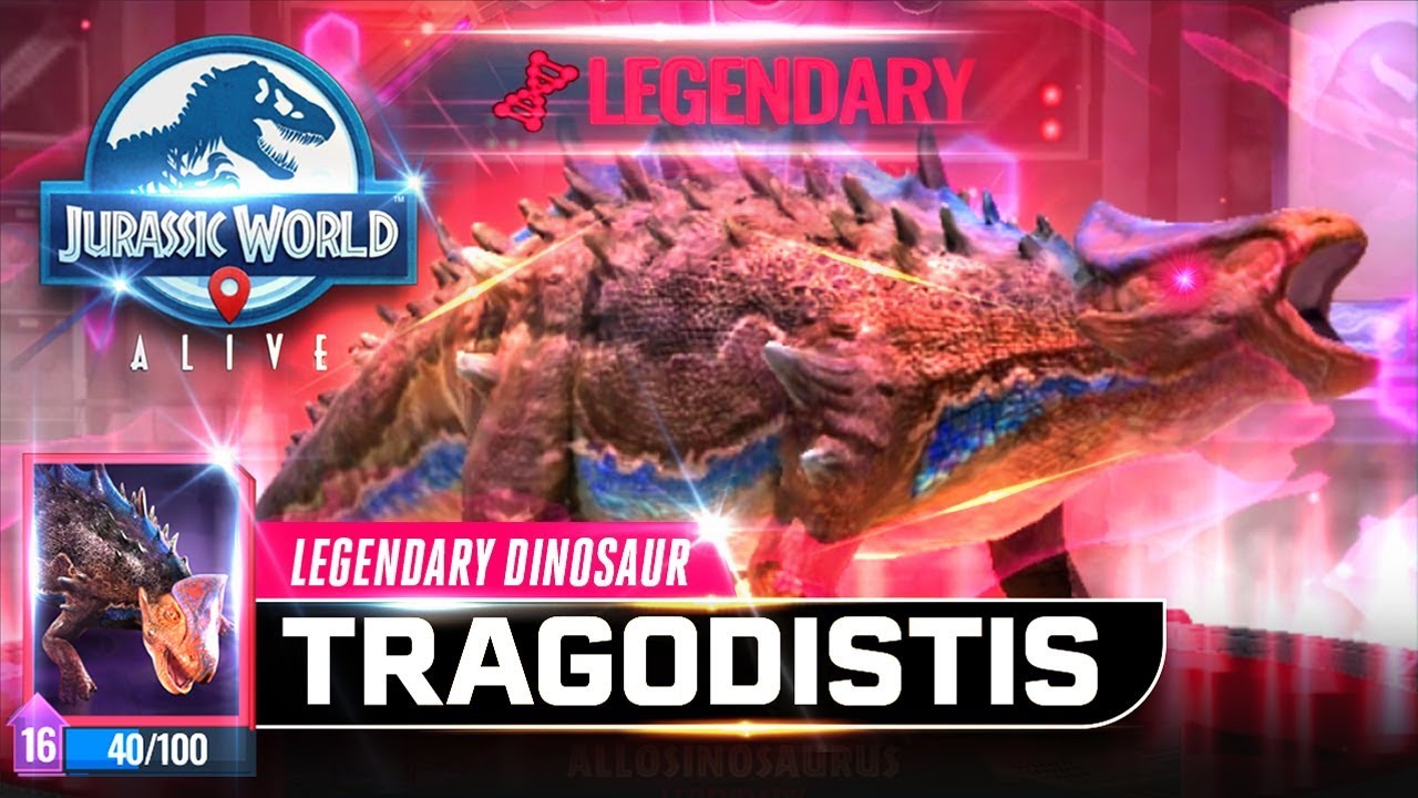 TRAGODISTIS DOUBLE INVINCIBILITY SUPERHYBRID LEGENDARY UNLOCKED! 【Jurassic World Alive 侏羅紀世界Alive】