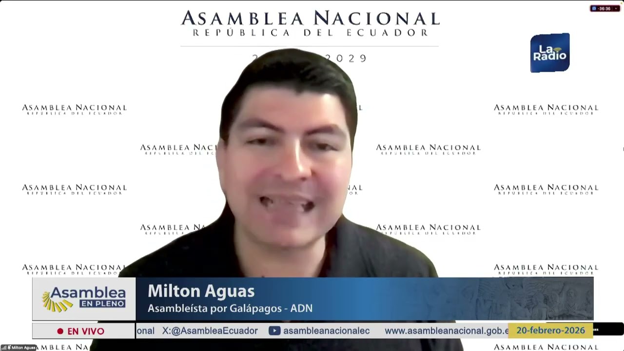 Asambleísta Milton Aguas - Sesión 072