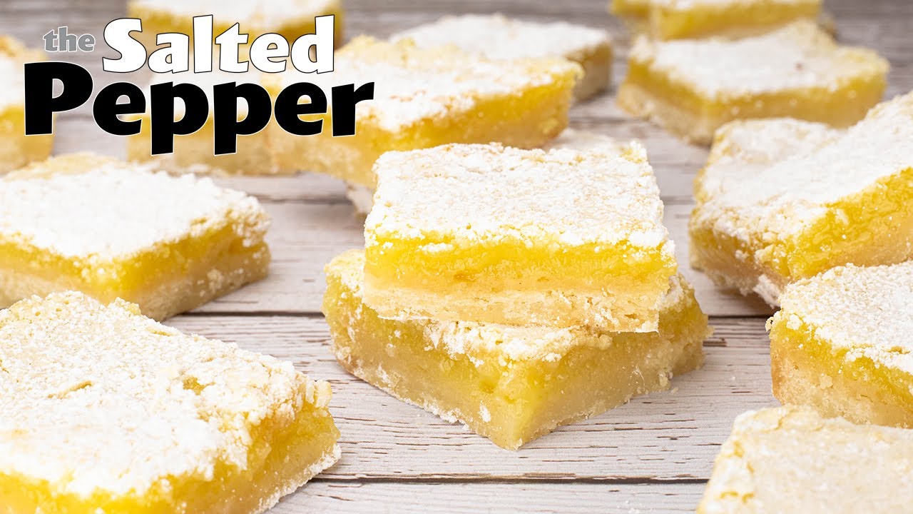 Old Fashioned Lemon Bars ~ Aunt Kathy's Recipe