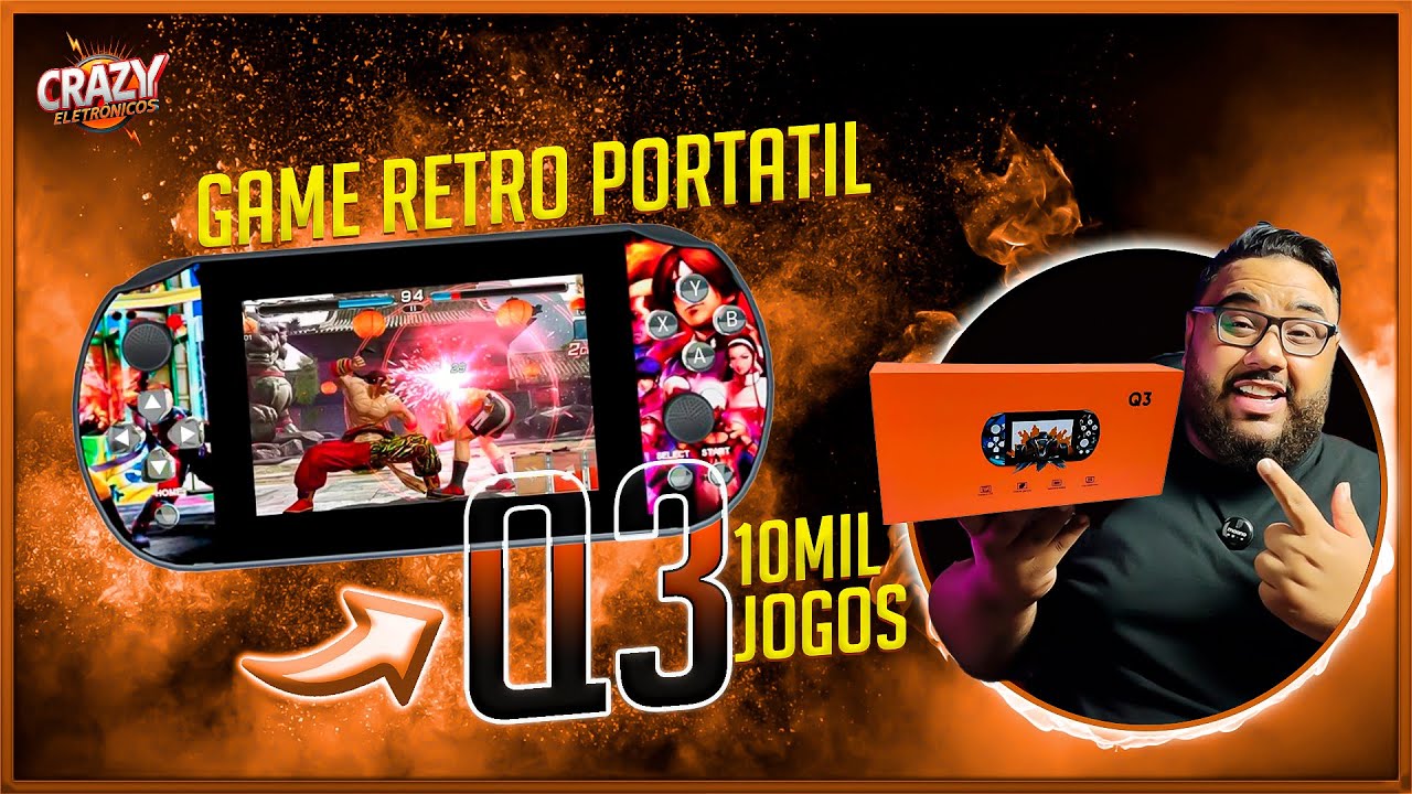 O Game Portátil Mais Divertido e Barato com 10 MIL JOGOS!