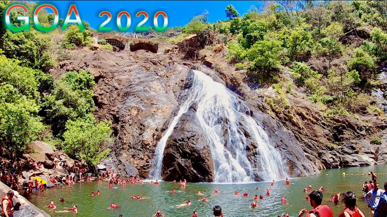 Goa | Day 3 | Dudhsagar Waterfall | Basilica of Bom Jesus | Panjim Church | Miramar Beach | Goa 2020