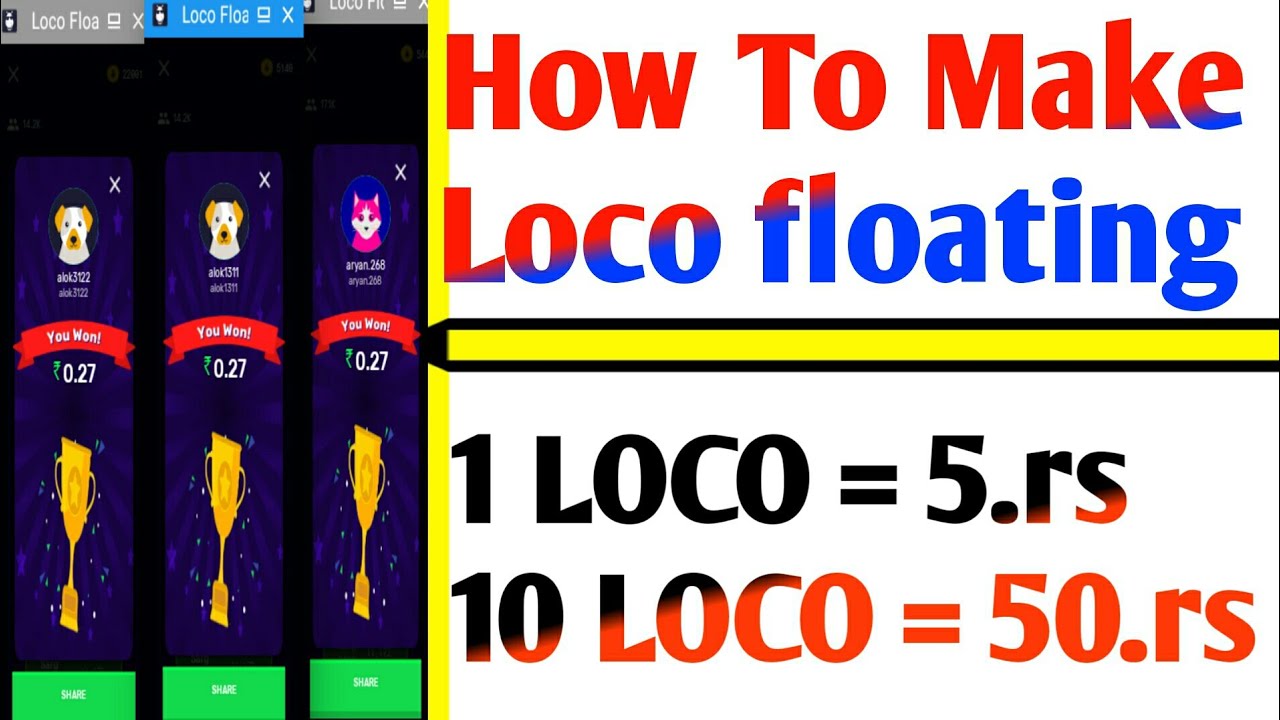 How to make Loco Floating