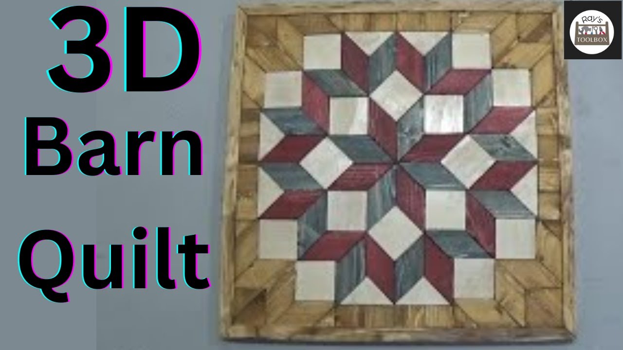 DIY 3D Wooden Barn Quilt | Eye-Catching Wall Art You Can Make!