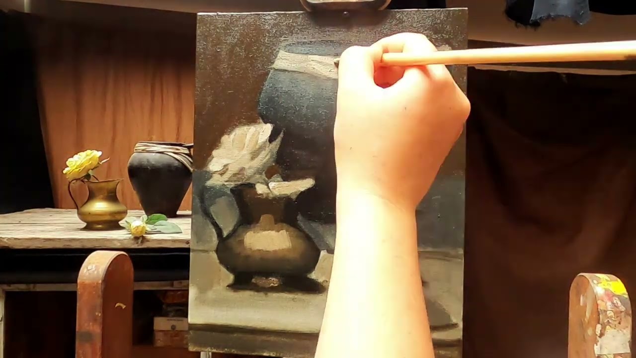 Black and White Still Life Demonstration - Part 1