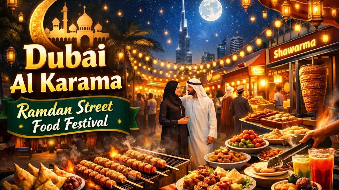 Dubai Al Karama Ramadan Street Food Festival 2026 | Best Iftar Food in Dubai#dubailife #amazingfacts