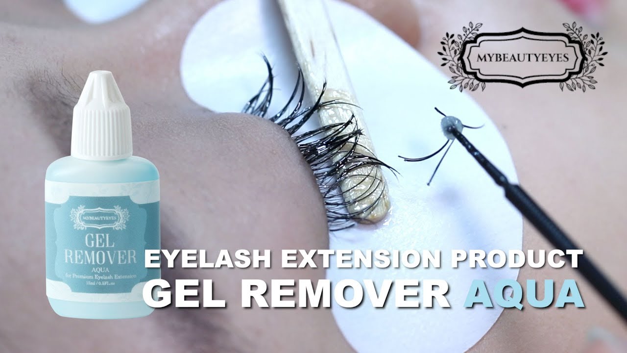 [EYELASH EXTENSION PRODUCT] Product Demonstration Gel Remover Aqua