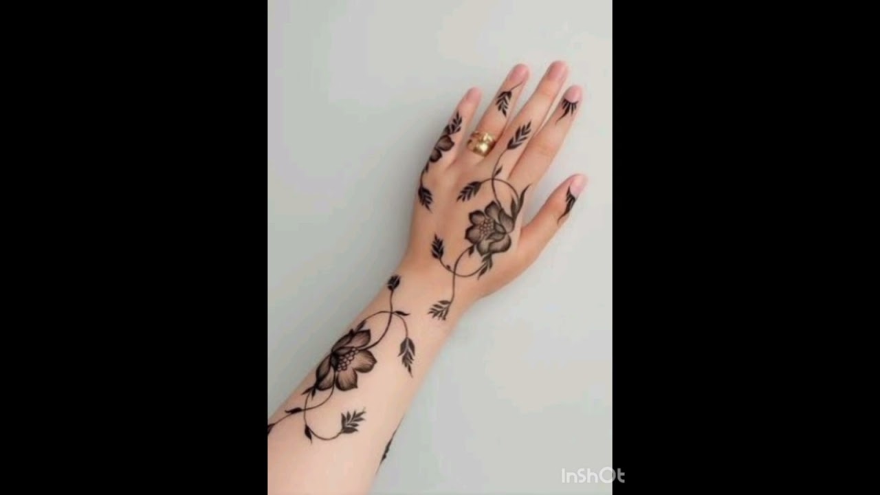 Very beautiful stylish back hand mehndi design | easy arabic mehndi | mehndi ka design | mehndi