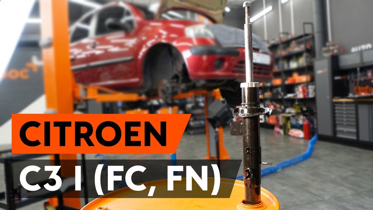Så byter du ett fjäderben fram på CITROEN C3 1 (FC, FN) [AUTODOC-LEKTION]