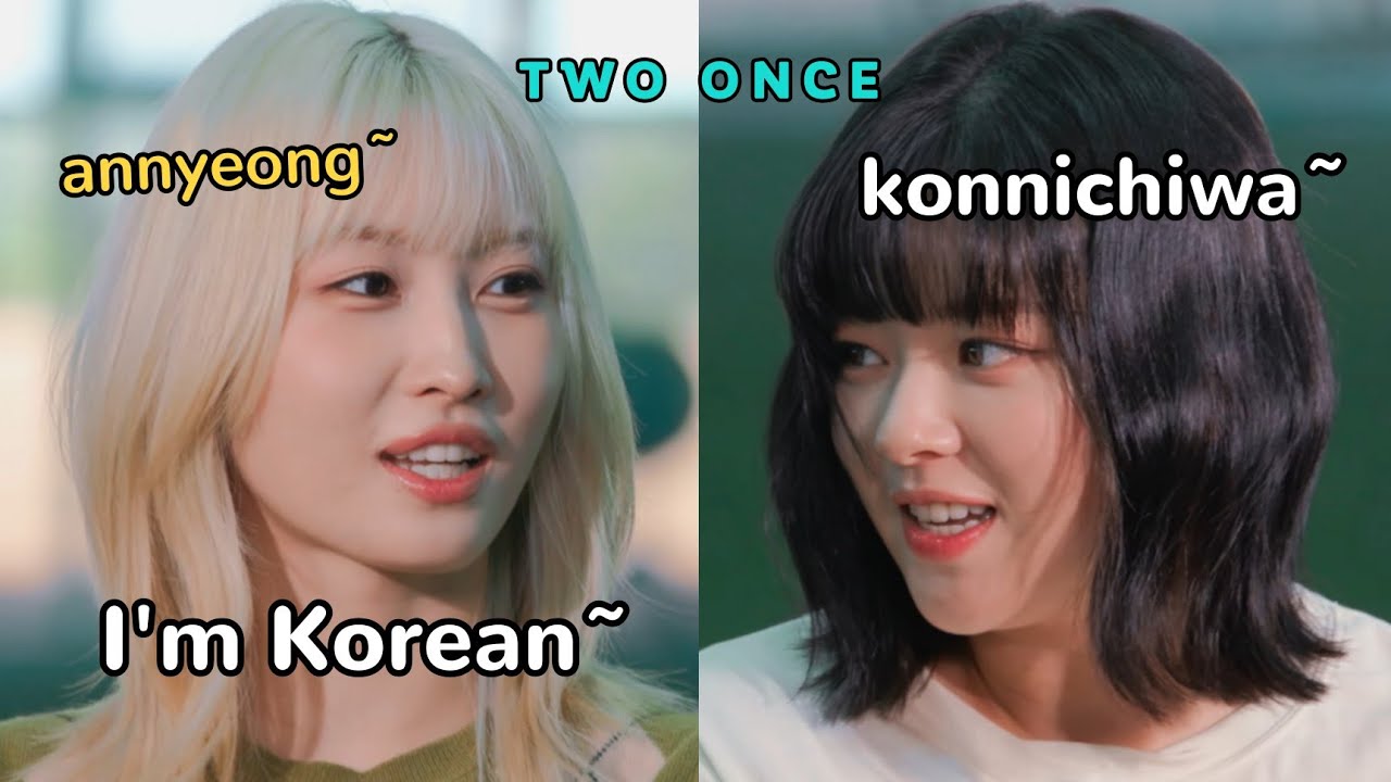 momo pretending to be korean vs. japanese jeongyeon 😂