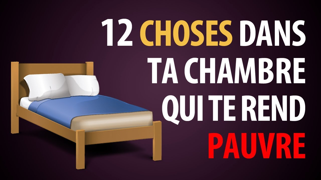 12 Choses à Enlever de ta Chambre ▶ Elles Attirent la Pauvreté
